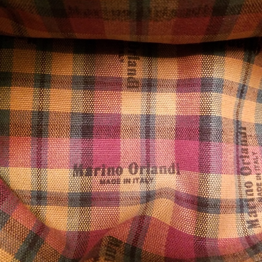 Marino Orlandi black and burnt brown leather bag - Picture 8 of 8